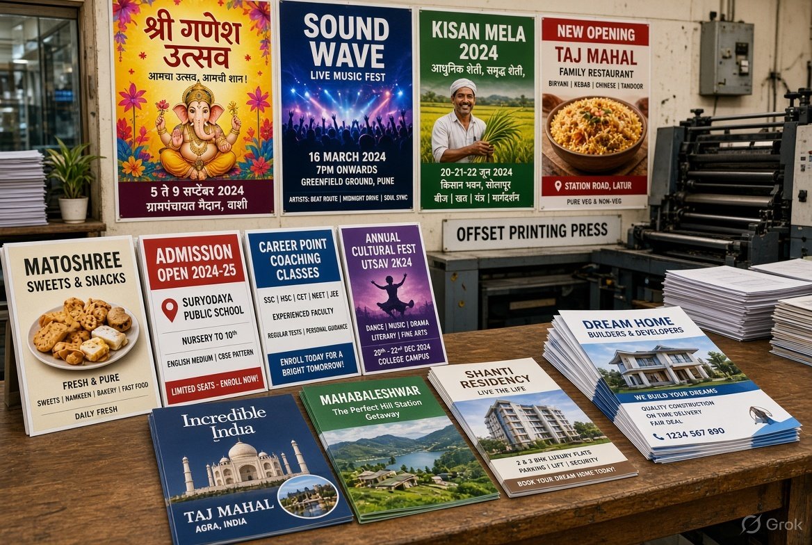 Posters and pamphlets